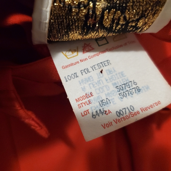 Vintage 1980s Wide Leg Red Jumpsuit - Picture 10 of 10